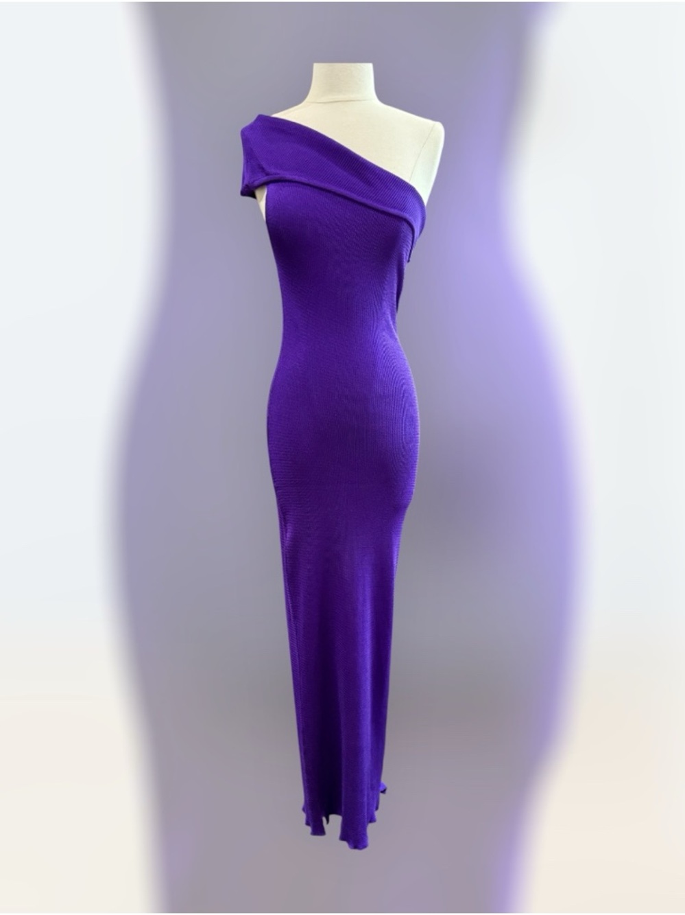 Baobab Collection - BOMBA DRESS One-Shoulder Purple Maxi